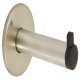 Buffered Coat Hook 316 L Cubicle Fittings for 13 mm Board Partitions PBA Stainless steel Satin finish