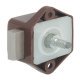 Rim Lock Mini Push-Lock Case Backset 15 mm Brown