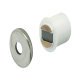 Mortice Magnetic Catch 1.8kg Steel/Plastic Wht