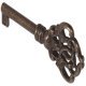 Key 35mm Shank Zinc Alloy Burnish/Brown