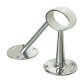 Railing Support Bracket with Angled Stem Bar Railing System For Ø 38-51 mm tubes Ø 38 mm polished chrome finish