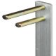 Central Locking Bar Bright Aluminium Symo 3000 Length 800 mm
