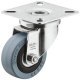 D75mm Castor Swivel without Brake Plastic Galvanised