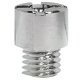 Locking Bolt for Espagnolette Locks with Wooden Screw Thread Eccentric polished nickel plated