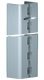 Supp Chnl Sgl Slot 1995mm PC Steel Silver Col