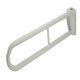 Hinged Support Rail Ø 35 mm Tube Meets Doc M Regulations White finish