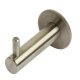 Coat Hook Brushed Stainless Steel 62 x Ø 35 mm Face fixing Length 62 mm