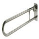 Hinged Support Rail Ø 32 mm Tube Nyma Care Meets Doc M Regulations Polished stainless steel finish