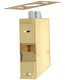 Sunk Slide Flushbolt 204x16mm Steel NP
