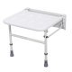 Foldaway Shower Seat with Legs Nyma Care/Pro White finish