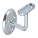 Handrail Bracket Ø 60 mm for Flat Based Handrails Mild Steel Face fixing Zinc plated