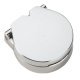 Budget Lock Escutcheon w Spr Cvr Zinc Alloy SSS