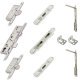 please look Brass bolts zinc plated steel forend