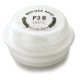 P3 R Replacement Filter Moldex 9030 for Moldex Half Mask Respirator White plastic