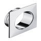 Push-Lock Square Rosette 19mm Plastic PCP