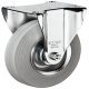 D100mm Castor Fixed without Brake Plastic Galvanised