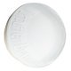 Wall Bumper D40x9.5mm Plastic White