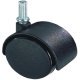 Swivel Twin Wheel Castor without Brake Ø 30 mm Hooded Press Fit Wheel Ø 30 mm load capacity 25 kg