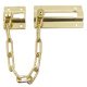 Security Slide Door Chain Steel Polished Brass
