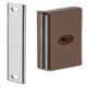 Magnetic Catch Slim 5.0kg SF Steel/Plastic Brw
