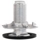 Plinth Adj Fit M8x45mm D23mm Galvanised Steel/Wht