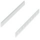 Guide Rail 17mm Groove 8x285mm Plastic Wht