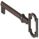 Key 38x6x8mm Shank Sqr Zinc Alloy Bronze/Brushed