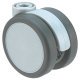 D65mm Twin Castor Swivel without Brake Pin Al