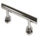 Straight Grab Rail Length 335-900 mm Nyma Style Length 480 mm hole centres 303 mm polished stainless steel