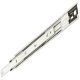 Ball Bearing Drawer Runner Full Extension Bright Finish Accuride 3832TR Touch Release Telescopic side mounted Installed length 500 mm load capacity 45 kg