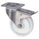 Swivel Single Wheel Castor with Brake Ø 100 mm Plate Fixing Wheel Ø 100 mm load capacity 200kg