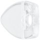 Mirror Clip Oval Plastic Trans