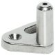 Locking Bolt with Screw Fixing Plate Polished nickel plated
