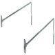 Filing Rails+Stop Rails 450mm Steel Chrome Plt