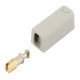 Spring Push Catch Plastic/Steel Grey