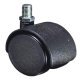 Swivel Twin Wheel Castor Ø 40-50 mm Hooded M8 Thread Fixing Wheel Ø 50 mm without brake load capacity 45 kg