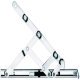 Friction Hinge Restrictor for Side or Top Hung Windows Stainless Steel or Brass For side hung windows length 406 mm (16") max. vent weight 24 kg opening angle 60°