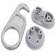 Table Connector 50kg Plastic Grey/B.Zinc Alloy