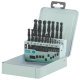 Drill Bit Set Twist HSS Ø 1-10 mm in 0.5 mm Steps For use with metal No. of drill bits: 19