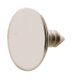 Plate for Magnet or K Push Door Catch Knock In with Ø 3 mm Pin Galvanized steel
