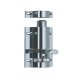Barrel Bolt Straight Width 25 mm Brass Length x width: 76 x 25 mm satin chrome