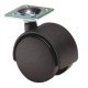 Swivel Twin Wheel Castor with Brake Ø 40-50 mm Hooded 38 mm Plate Fixing Wheel Ø 50 mm load capacity 45 kg