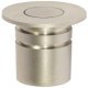 Dust Excluding Socket for Shoot Bolts Ø 11 mm Brass Spring loaded plunger Satin nickel plated