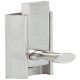 Furniture Bolt with Straight Slide Concealed Screw Fixing Matt brass length: 60 mm lift: 11 mm
