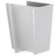 Plinth Connect 146mm 90D/End Anodised Silver