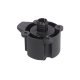 Plinth Top Section Dowel D15mm Plastic Black