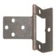 Flush Hinge Cranked Non Mortice Steel Non mortice for medium duty applications Electro brassed