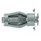 Metal Cavity Fixing Fischer HM 5 Length 37 mm 6-15 mm for board thickness dril Ø 10 mm min. drill hole depth 45 mm