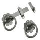 Plain Ring Gate Latch D67x170mm Steel Black