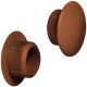 Cover Cap Plastic for Blind Holes Ø 10 mm For push fitting Fawn brown RAL 8007